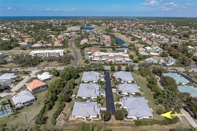 FURNISHED, END-UNIT VILLA IN BURNT STORE MARINA - Located in the on Burnt Store Golf Club in Florida - for sale on GolfHomes.com, golf home, golf lot