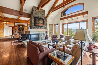 This exceptional 4-bedroom, 5-bathroom mountain retreat offers on Raven Golf Club At Three Peaks in Colorado - for sale on GolfHomes.com, golf home, golf lot