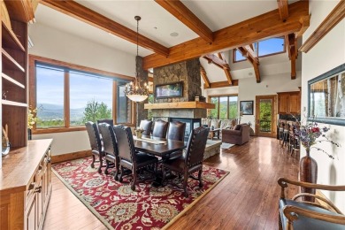 This exceptional 4-bedroom, 5-bathroom mountain retreat offers on Raven Golf Club At Three Peaks in Colorado - for sale on GolfHomes.com, golf home, golf lot