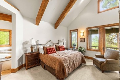 This exceptional 4-bedroom, 5-bathroom mountain retreat offers on Raven Golf Club At Three Peaks in Colorado - for sale on GolfHomes.com, golf home, golf lot