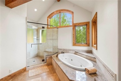 This exceptional 4-bedroom, 5-bathroom mountain retreat offers on Raven Golf Club At Three Peaks in Colorado - for sale on GolfHomes.com, golf home, golf lot