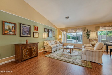 Look at this one! The home has an expanded floor plan with extra on Tuscany Falls At Pebble Creek in Arizona - for sale on GolfHomes.com, golf home, golf lot