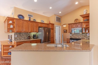 Look at this one! The home has an expanded floor plan with extra on Tuscany Falls At Pebble Creek in Arizona - for sale on GolfHomes.com, golf home, golf lot