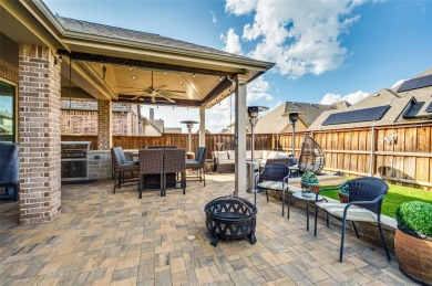 Welcome to this STUNING 4-bedroom, 4.5-bath home nestled in the on The Tribute At the Colony in Texas - for sale on GolfHomes.com, golf home, golf lot