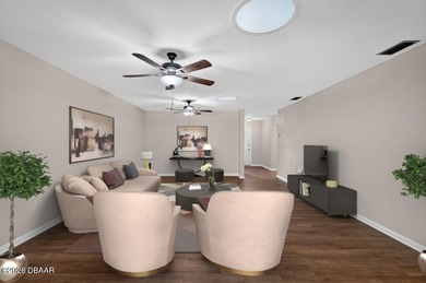 Tucked inside one of New Smyrna Beach's most peaceful golf-side on Hidden Lakes Golf Club in Florida - for sale on GolfHomes.com, golf home, golf lot