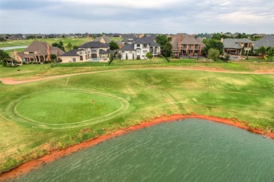 Incredible views overlooking Hole #17 Green and Lake at Rose on Rose Creek Golf Club in Oklahoma - for sale on GolfHomes.com, golf home, golf lot