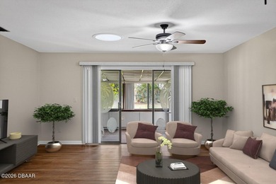 Tucked inside one of New Smyrna Beach's most peaceful golf-side on Hidden Lakes Golf Club in Florida - for sale on GolfHomes.com, golf home, golf lot