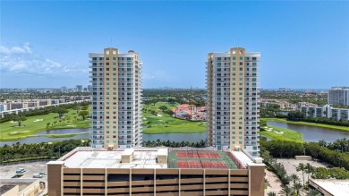 Live luxuriously in this 2-bed, 2-bath DUO condo, Hallandale on The Diplomat Golf Resort and Spa in Florida - for sale on GolfHomes.com, golf home, golf lot