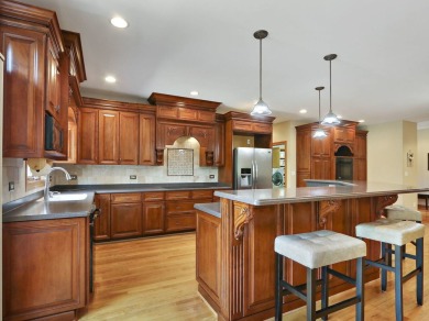 CUSTOM ALL-BRICK HOME WITH EXPANSIVE BASEMENT, GOLF COURSE VIEWS on RedTail Golf Club in Illinois - for sale on GolfHomes.com, golf home, golf lot