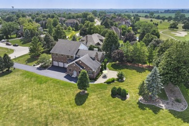 CUSTOM ALL-BRICK HOME WITH EXPANSIVE BASEMENT, GOLF COURSE VIEWS on RedTail Golf Club in Illinois - for sale on GolfHomes.com, golf home, golf lot
