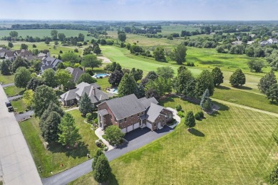CUSTOM ALL-BRICK HOME WITH EXPANSIVE BASEMENT, GOLF COURSE VIEWS on RedTail Golf Club in Illinois - for sale on GolfHomes.com, golf home, golf lot