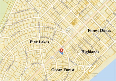 East of Kings Highway! Rare opportunity to build a new home or on Pine Lakes Country Club in South Carolina - for sale on GolfHomes.com, golf home, golf lot