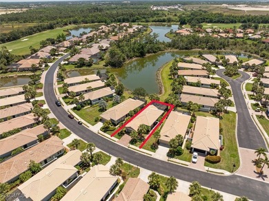 A watefront, single family detached, pool home in Trieste on Pelican Preserve Golf Club in Florida - for sale on GolfHomes.com, golf home, golf lot