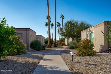 Step inside a residence that blends comfort with a polished on Sun City Lakes West and East in Arizona - for sale on GolfHomes.com, golf home, golf lot