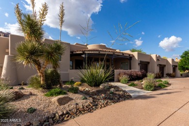 Perched in the prestigious gated community of Troon Ridge on Troon Country Club in Arizona - for sale on GolfHomes.com, golf home, golf lot