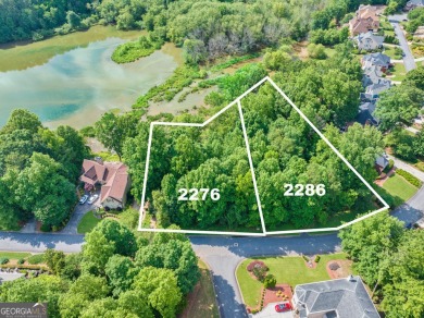 Two side by side lots available - 2276 and 2286 Lake View on Collins Hill Golf Club in Georgia - for sale on GolfHomes.com, golf home, golf lot