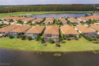 Enjoy your morning coffee watching peaceful sunrises sliding on Pelican Preserve Golf Club in Florida - for sale on GolfHomes.com, golf home, golf lot