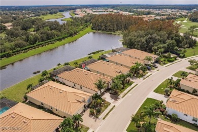 Enjoy your morning coffee watching peaceful sunrises sliding on Pelican Preserve Golf Club in Florida - for sale on GolfHomes.com, golf home, golf lot