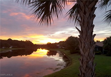 Enjoy your morning coffee watching peaceful sunrises sliding on Pelican Preserve Golf Club in Florida - for sale on GolfHomes.com, golf home, golf lot