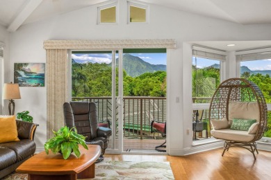 Rare end-unit at Villas of Kamali'i with dramatic mountain and on Makai Golf Club At Princeville in Hawaii - for sale on GolfHomes.com, golf home, golf lot
