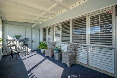 Charming 1-bedroom with unique vibe in prime drive-up location on Leisure World Seal Beach Golf Course in California - for sale on GolfHomes.com, golf home, golf lot