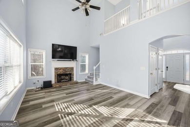 Welcome to this stunning two-story home nestled on a quiet on Creekside Golf and Country Club in Georgia - for sale on GolfHomes.com, golf home, golf lot