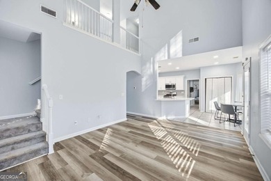 Welcome to this stunning two-story home nestled on a quiet on Creekside Golf and Country Club in Georgia - for sale on GolfHomes.com, golf home, golf lot