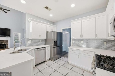 Welcome to this stunning two-story home nestled on a quiet on Creekside Golf and Country Club in Georgia - for sale on GolfHomes.com, golf home, golf lot