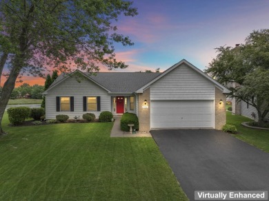 SUNSETS on the WATERFRONT with a GOLF COURSE VIEW! This is your on Orchard Valley Golf Course in Illinois - for sale on GolfHomes.com, golf home, golf lot