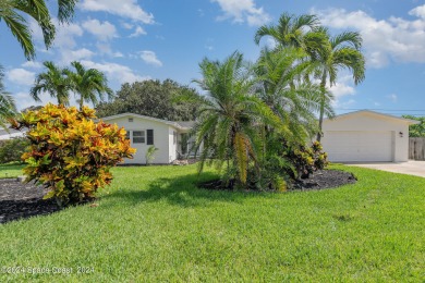 Live the beachside dream! Concrete Block Melbourne Bch UPDATED on Spessard Holland Golf Course in Florida - for sale on GolfHomes.com, golf home, golf lot