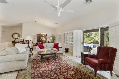 True 3BR, 2BA Trova model with a den in the highly desirable on Sun Lakes Country Club in Arizona - for sale on GolfHomes.com, golf home, golf lot