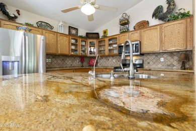 True 3BR, 2BA Trova model with a den in the highly desirable on Sun Lakes Country Club in Arizona - for sale on GolfHomes.com, golf home, golf lot