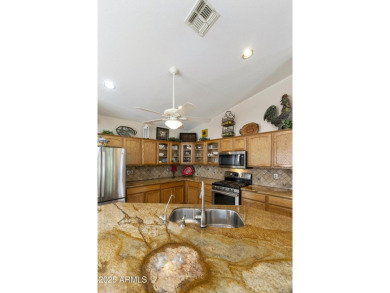 True 3BR, 2BA Trova model with a den in the highly desirable on Sun Lakes Country Club in Arizona - for sale on GolfHomes.com, golf home, golf lot