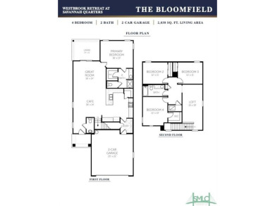 Welcome home!  Completion Early 2025! The Bloomfield floorpan on Savannah Quarters Country Club in Georgia - for sale on GolfHomes.com, golf home, golf lot