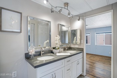 Enjoy comfortable and affordable living in the heart of Sun on Sun Lakes Country Club in Arizona - for sale on GolfHomes.com, golf home, golf lot