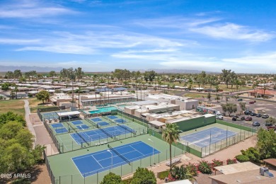 Enjoy comfortable and affordable living in the heart of Sun on Sun Lakes Country Club in Arizona - for sale on GolfHomes.com, golf home, golf lot