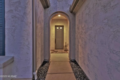 Stunning BETTER THAN NEW! 2024 Alora model home with 2,078 sq ft on Saddlebrooke Ranch Golf Club in Arizona - for sale on GolfHomes.com, golf home, golf lot