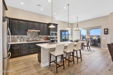 Stunning BETTER THAN NEW! 2024 Alora model home with 2,078 sq ft on Saddlebrooke Ranch Golf Club in Arizona - for sale on GolfHomes.com, golf home, golf lot
