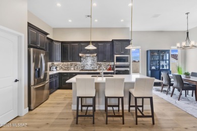Stunning BETTER THAN NEW! 2024 Alora model home with 2,078 sq ft on Saddlebrooke Ranch Golf Club in Arizona - for sale on GolfHomes.com, golf home, golf lot