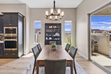 Stunning BETTER THAN NEW! 2024 Alora model home with 2,078 sq ft on Saddlebrooke Ranch Golf Club in Arizona - for sale on GolfHomes.com, golf home, golf lot