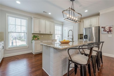 Exquisite END-UNIT townhome in the PRESTIGIOUS GATED community on Rivermont Golf and Country Club in Georgia - for sale on GolfHomes.com, golf home, golf lot