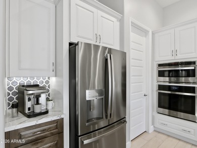 This stunning Mandera model offers a rare opportunity to own an on Tuscany Falls At Pebble Creek in Arizona - for sale on GolfHomes.com, golf home, golf lot