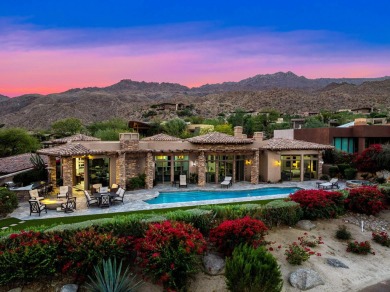 Perched overlooking the 9th hole of the Mountains Course behind on Bighorn Golf Club in California - for sale on GolfHomes.com, golf home, golf lot