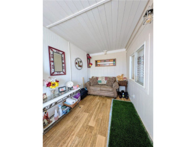Welcome home to this amazing, rare 16-foot-wide park model with on Riverview Golf Course in Arizona - for sale on GolfHomes.com, golf home, golf lot