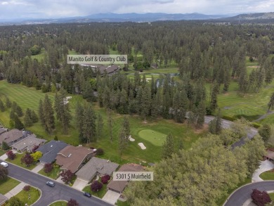 This stunning home is nestled by the 16th green at Manito Golf on Manito Golf and Country Club in Washington - for sale on GolfHomes.com, golf home, golf lot