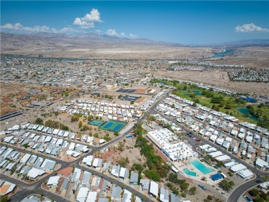 Welcome home to this amazing, rare 16-foot-wide park model with on Riverview Golf Course in Arizona - for sale on GolfHomes.com, golf home, golf lot