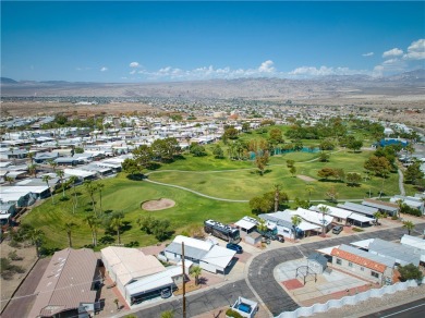 Welcome home to this amazing, rare 16-foot-wide park model with on Riverview Golf Course in Arizona - for sale on GolfHomes.com, golf home, golf lot