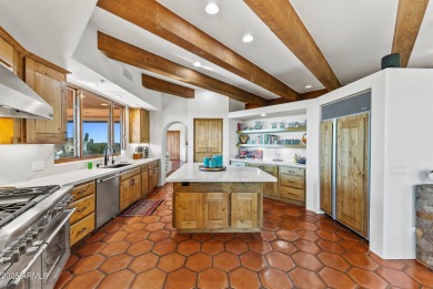 This light and bright custom Santa Fe home is located in the on Desert Mountain Golf Club - Renegade Course in Arizona - for sale on GolfHomes.com, golf home, golf lot