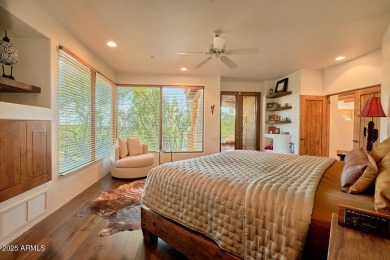This light and bright custom Santa Fe home is located in the on Desert Mountain Golf Club - Renegade Course in Arizona - for sale on GolfHomes.com, golf home, golf lot