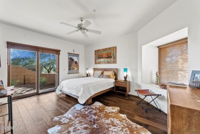 This light and bright custom Santa Fe home is located in the on Desert Mountain Golf Club - Renegade Course in Arizona - for sale on GolfHomes.com, golf home, golf lot